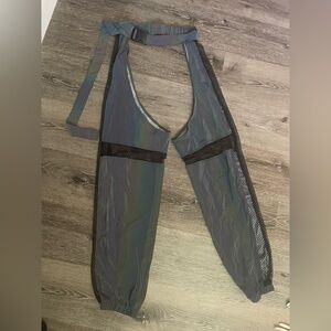 Iheartraves NWOT reflective chaps